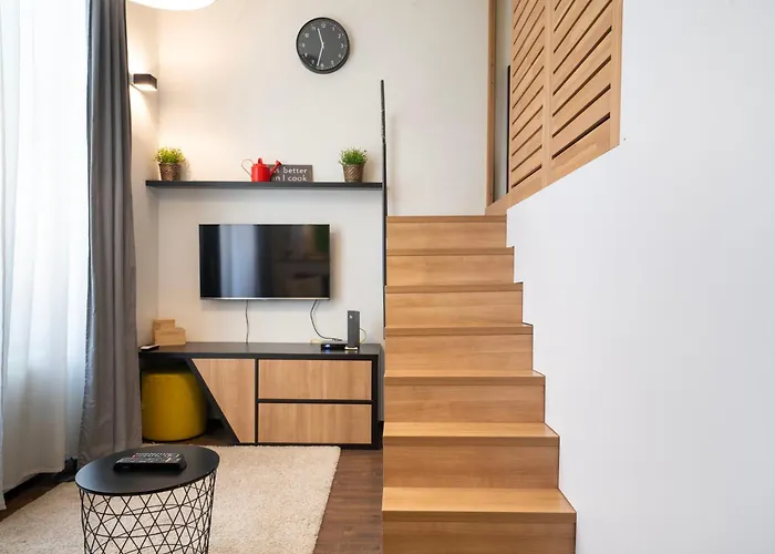 Park Corner Loft Bold Design Ac Comfort * Budapeste